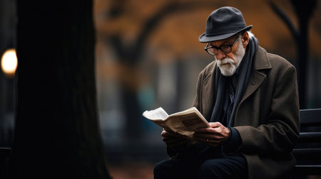 Serene Scene: Coffee, Crosswords, and Contemplationの素材