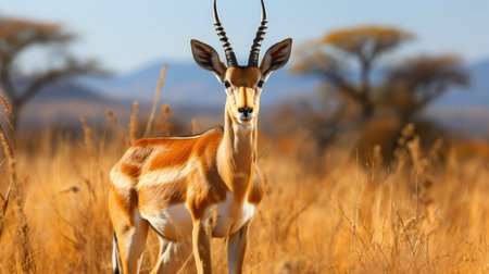 Gazelle in Natural Habitatの素材