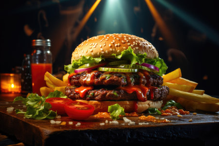 Irresistible Juicy Burgerの素材