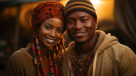 Romantic Sunset Safari in Maasai Maraの素材