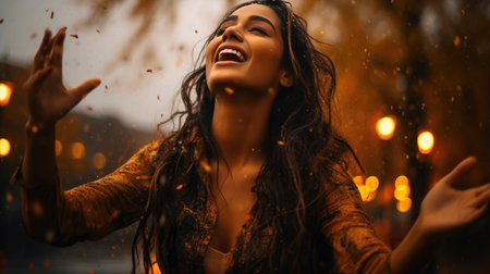 Embracing Rain's Touch: A Personal Sensationの素材