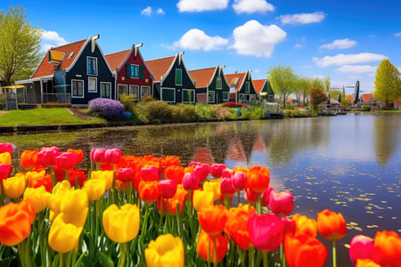 Scenic Serenity: Tulip Wonderlandの素材