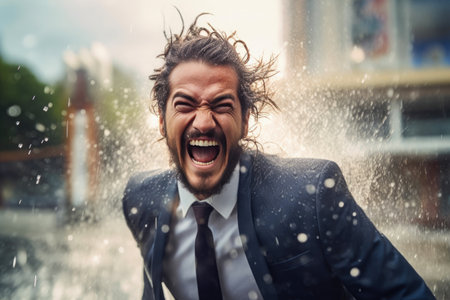 Splashy Business Vibes: Rainy Day Funの素材