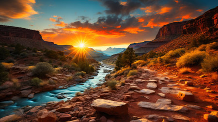 Beyond the Edge: Canyon's Astonishing Beautyの素材