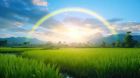 Capturing the Radiant Rice Fieldsの素材