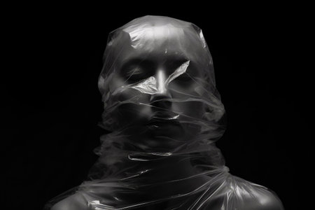 Wrapped Male Dummy in Cellophaneの素材