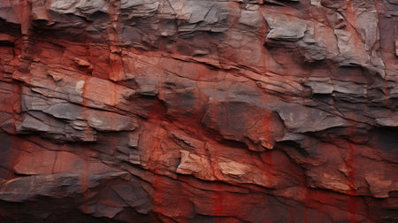 Crimson Carved Heights: Dramatic Cliff Wallの素材