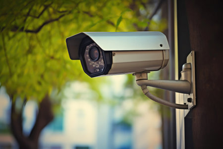 Security Cam in Urban Settingの素材