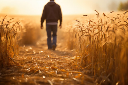 Walking Across Wheat Plainsの素材