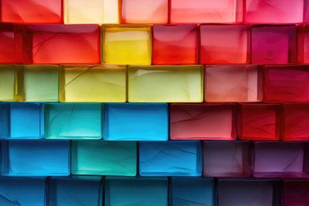 Radiant Glass Bricks: Translucent Beautyの素材
