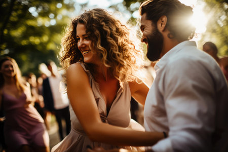 Harmony in Motion: The Beauty of Outdoor Danceの素材