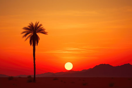 Majestic Desert Sunsetの素材