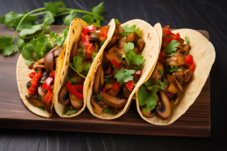 Delicious Vegan Mushroom Tacosの素材