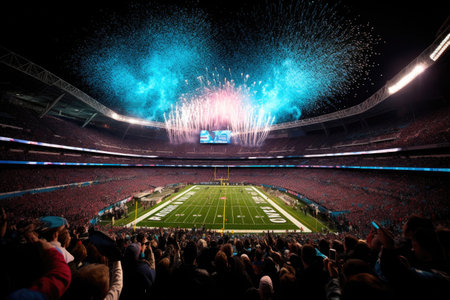 Stadium Packed for Entertainmentの素材