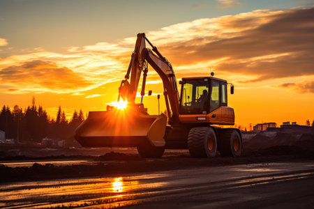 Golden Hour Road Constructionの素材