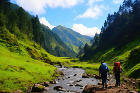 Serenity in Nature: Exploring Majestic Trailsの素材