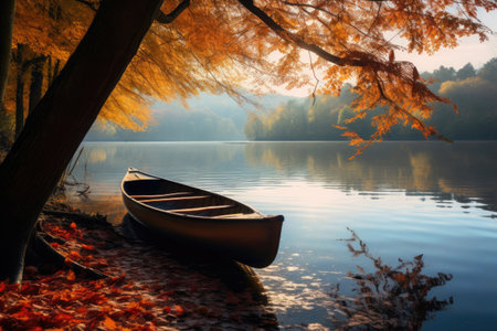 Lakeside Serenity: A Stillness in Timeの素材