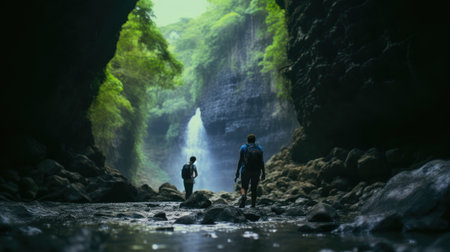 Off-Roading for a Hidden Waterfall Adventureの素材