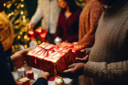 Festive Christmas Gift Exchangeの素材