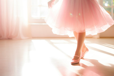 Sunlit Ballet Class with a Precious Ballerinaの素材