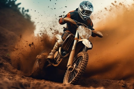 Thrilling Cross Motorcycle Off-Roading