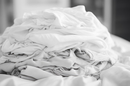 Classic Clothing Heap with Dreamy Backgroundの素材