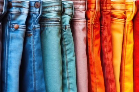 Pocketed Colored Denim Texture for Designersの素材