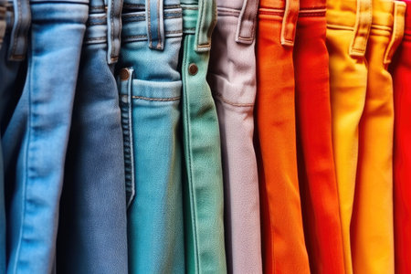 Trendy Jeans Material with Distinctive Pocketの素材