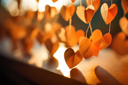 Crafted Love: Hanging Heart Stringsの素材