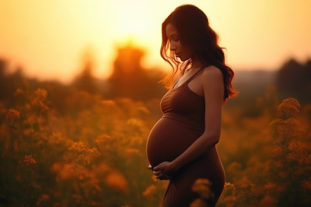 Radiant Maternity: Sunset Silhouetteの素材