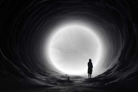 Surreal Journey Through the Vantablack Portalの素材