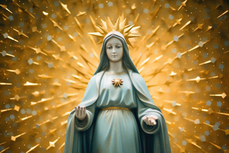 Celestial Elegance: Mary's Lightの素材