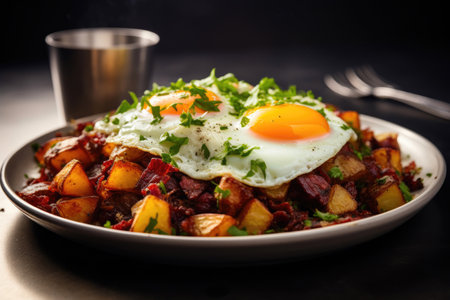 Radish-Packed Keto Corned Beef Breakfastの素材