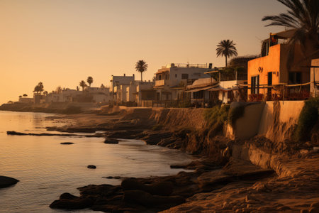 Sundown Splendor: Golden Coastal Retreatの素材