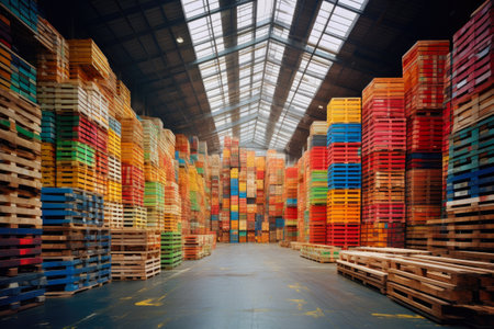 Bulk Storage in Warehouse: Pallets Galoreの素材