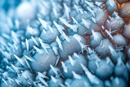 Frozen Beauty Up Close: Microscopic Ice Viewの素材