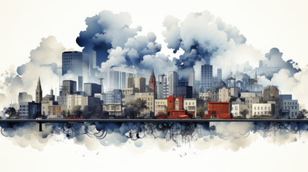 Layered Paper Art: Urban Landscapeの素材