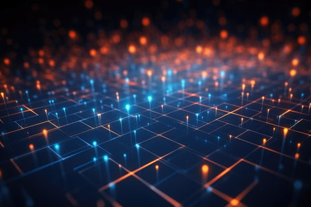 Abstract Data Visualization in a Gridの素材