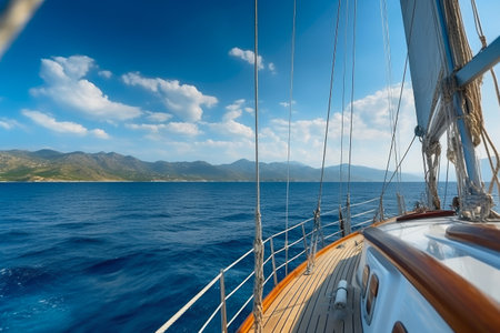 Sailing Serenity: Yacht Blissの素材