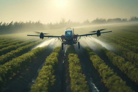 Drones Over Fields: Chemical Warfare on Cropsの素材