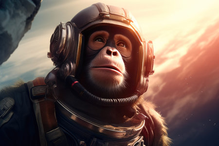 Spacefaring Primate Portraitの素材