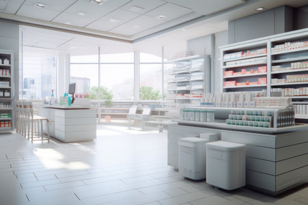 Deserted Drugstore: Shelf Perspectiveの素材
