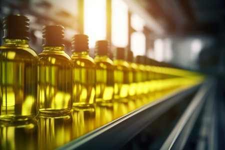 Industrial Conveyor System in Olive Oil Productionの素材