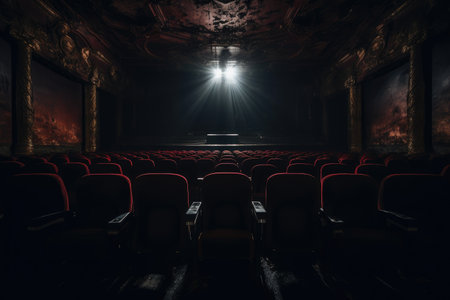 Spooky Empty Theater Venueの素材