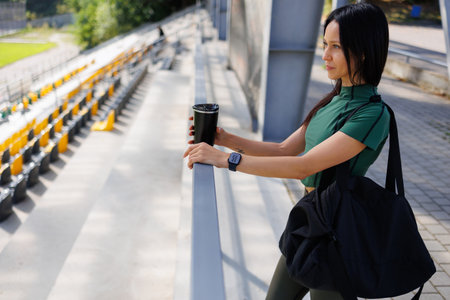 Fitness Ventures: Stadium Arrivalの写真素材