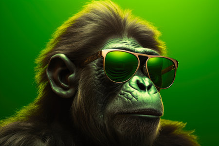 Green Backdrop: Ape Glamorの素材