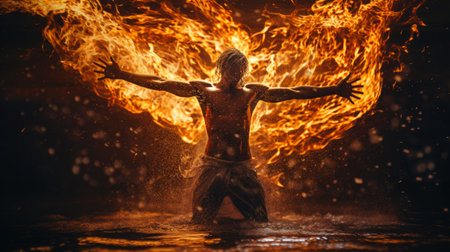 Fluid Elegance: Dancing in the Elementsの素材