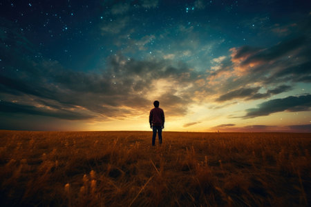 Starlight Serenity: Embracing the Cosmic Silenceの素材