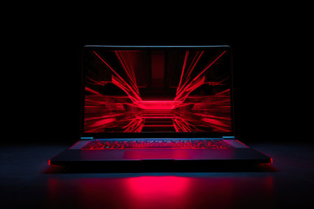 Luminous Noir: Laptop and Scarlet Illuminationの素材