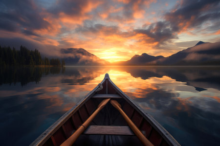 Swiss Serenity: Dawn Rowing in Picture-Perfect Landscapesの素材